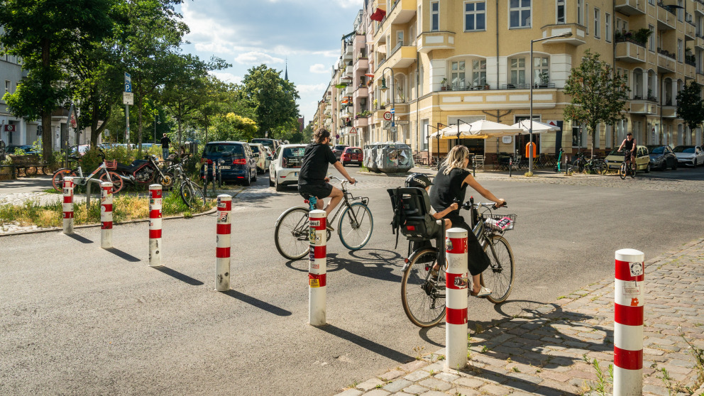 Kiezblock in Berlin-Friedrichshain