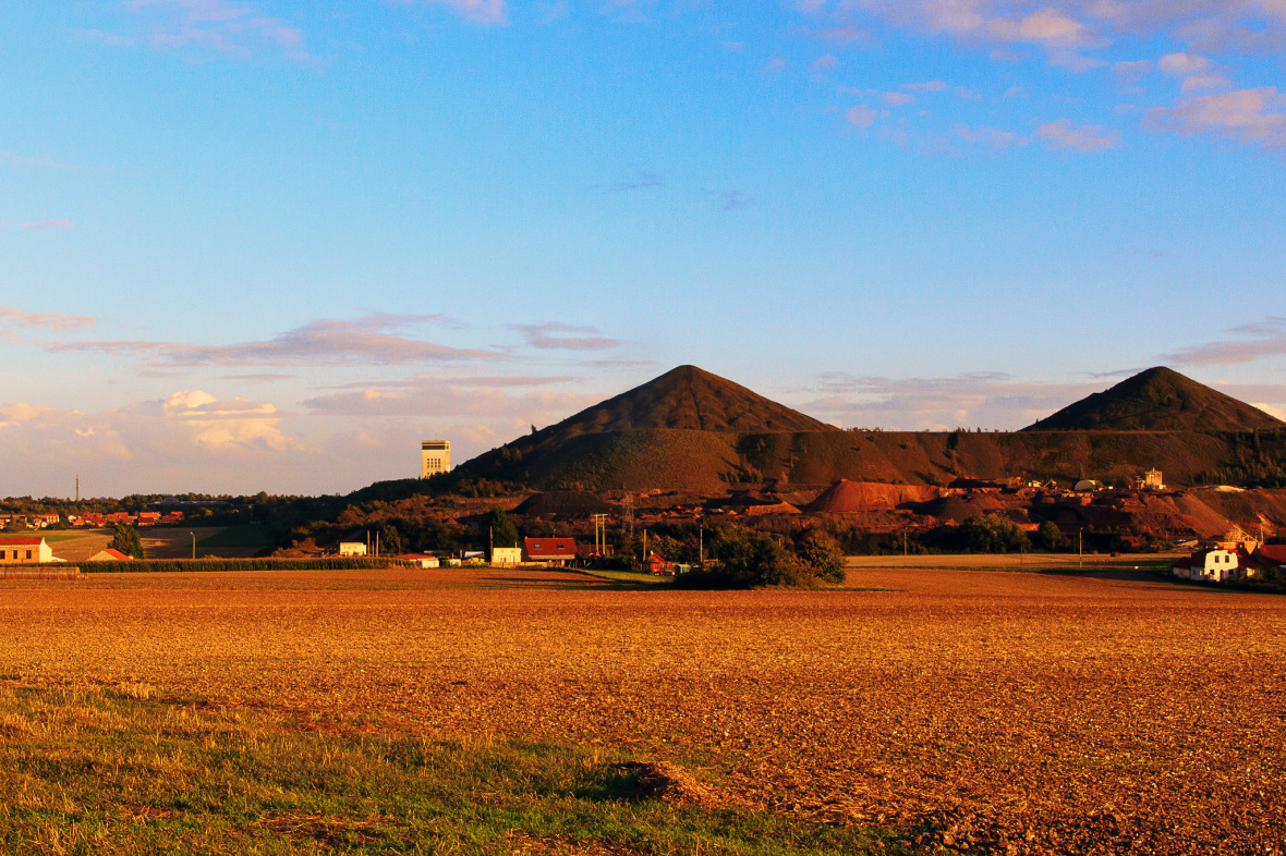 Die Abraumhalden von Loos-en-Gohelle